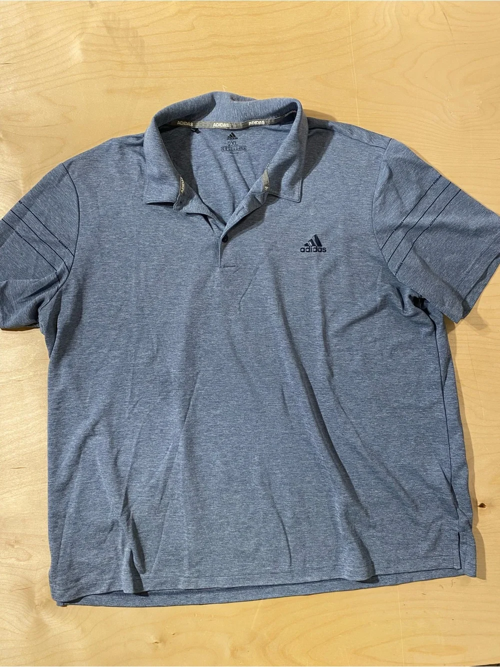 Adidas Men’s Blue Performance Polo Shirt 2XL (SZ)